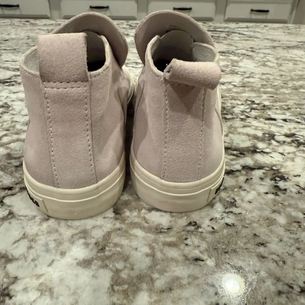 SeaVees Huntington Middie Sneakers Womens‎ 9 Mauve Suede Slip On Mid Top Shoes